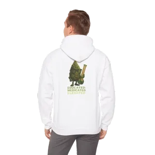 Hoodie 062 Person 4 Back White